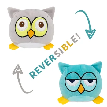 Reversibles Cat Gato Copii Pluș Papusa De Plus Față-Verso Flip Animal De Pluș Jucărie Jucării Drăguț Pentru Pulpos