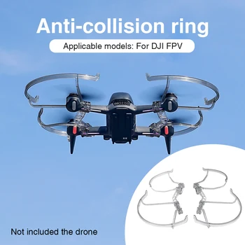 1set Cu Bratul de Armare din Plastic Portabil Propeller Guard Anti-coliziune Anti-agitare, Pentru DJI FPV Combo Drone Accesorii
