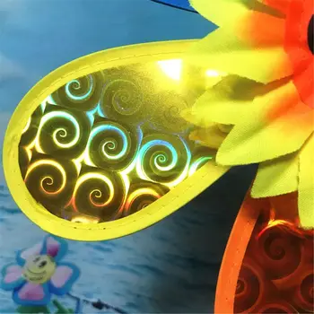 Floare de soare pline de culoare 3D Minunat moara de Vânt Jucarii Pentru Decorarea Gradina Y