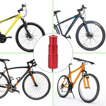 Bicicleta Ghidon Riser Bicicleta Furculita Extender Aliaj De Aluminiu Adaptor Reglabil Pentru Cap Roșu Mtb Stem Potencia Bicicleta