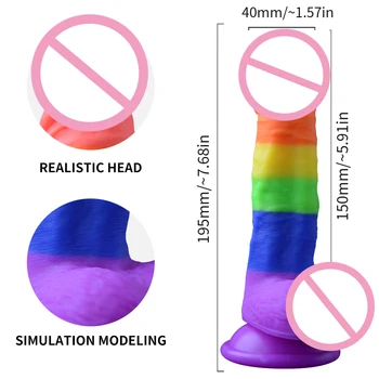 Lichid De Silicon Vibrator De Colorat Pentru Adulți Jucărie Moale Jucarii Sexuale Vibratoare Realiste Pula Mare Gode Vagin Jelly Penis Sexo Pentru Femei Cupluri