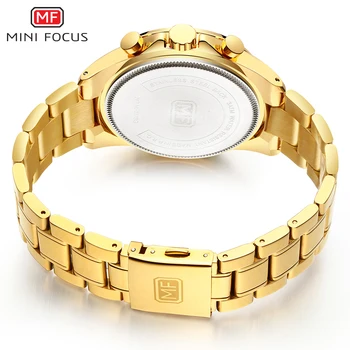 MINI FOCUS Bărbați Ceasuri de Top de Brand de Lux Cronograf Moda Impermeabil Sporturi Ceas Oamenii de Afaceri Cuarț Ceas Relogio Masculino