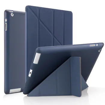 Caz acoperire pentru iPad 9.7 Pro Mini 3 4 2020 iPad 10.2 Aer 3 10.5 Origami în Picioare Caz Coajă Multi Unghi Magnetic TPU Capacul din Spate