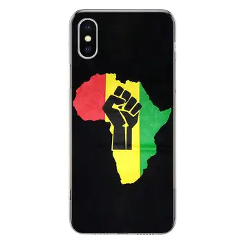 Harta Africa de Geografie Vopsit Capacul de Telefon Caz Pentru Apple iphone 11 12 Pro XR X XS Max 7 8 6 6S Plus + 6G 7G 5 SE 2020 Coque Popul
