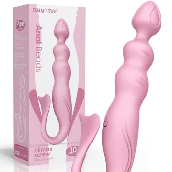 G Spot Vibrator Pentru Femei Vagin Masaj Stimulator Pentru Clitoris Sex Feminin Moale Transparent Șirag De Mărgele Anale Masturbator Jucarii Sexuale