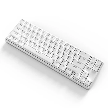 Ajazz K680T Wireless Tastatură Mecanică 68 Chei de Fundal cu LED USB Gaming Office Tastatura Pentru Laptop, Tableta, Telefon Mobil