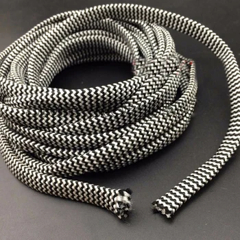 10M PP Împletite Sleeving Alb Negru 10MM Izolare Împletite Sleeving Cablu Mâneci Sârmă Glandei Cabluri de Protecție