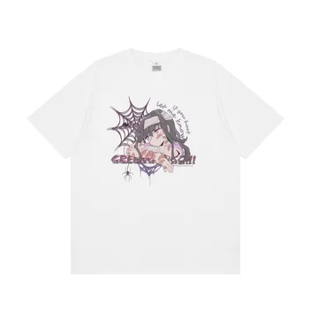 UNCLEDONJM Anime tricou streetwear harajuku grafic teuri Topuri de vara Tricouri Desene animate print t shirt pentru femei graphic t shirt Z2118