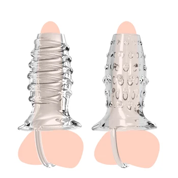 Ejaculare întârziată Adult Produse Jucarii Sexuale pentru bărbat inel pentru penis Vibrator Extindere Prezervativ Penis Inel Erectie Penis Reutilizabile Prezervativ