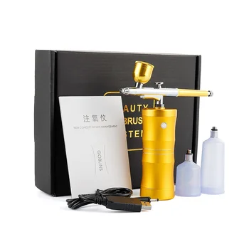 Mini Compresor de Aer cu spray de Hidratare Kit Aerograf portabil de apă de înaltă presiune oxigen Nano Ceață Pulverizator Instrumente de Îngrijire a Pielii