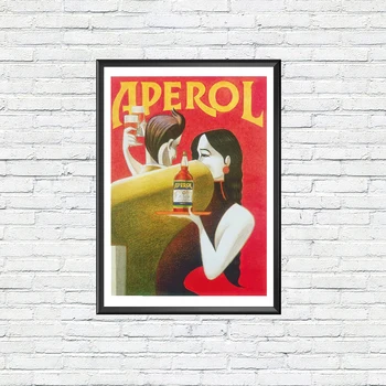 Vintage de Paste italiene Retro Alcool Italia Cafe Restaurant de Imprimare Poster de Arta de Perete Alimente și Băuturi Panza Pictura Bucatarie Art Decor