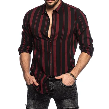 Noul brand plaid shirt casual, petrecere de moda slim-fit barbati cu mâneci lungi de înaltă calitate pentru bărbați social formal shirt