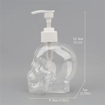 Craniu de creatie Baie Dozator Sapun Lichid 350ml Săpun de Mână Sticla de Gel de Dus Sampon Completabile Sticla