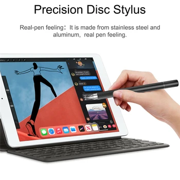2 Dual Cap Precizie de Scriere Disc Creion Stylus Capacitiv Touch Screen Pentru Ipad 6 7 8 Mini 5 Pro Air 3-Creion pentru Tabletă