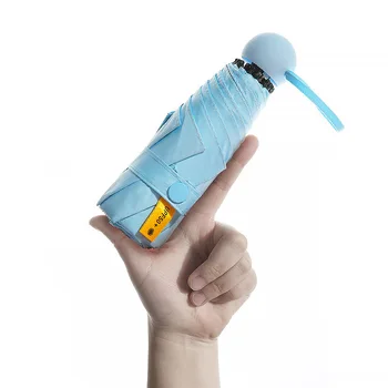 NOUL xiaomi mijia mini portabil umbrelă de soare de sex feminin de protecție solară anti-ultraviolete de cinci ori capsulă parasolar umbrela