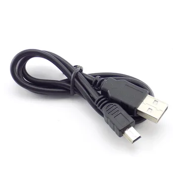 Mini USB 2.0 de sex Masculin la Mini 5 Pini de sex masculin B Conector Sincronizare de Date Cablu de Încărcare Cablu Adaptor extensie de Încărcare Cablul de Linie fire