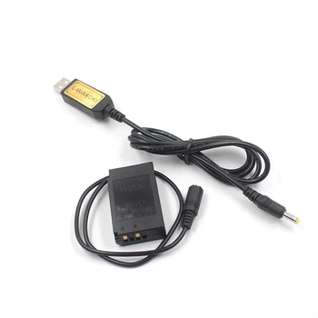 Banca de putere QC cablu USB adaptor + EP-5C dc coupler EN-EL20 ENEL20 dummy baterie pentru Nikon 1J1 1J2 1J3 1S1 1AW1 1V3 p1000