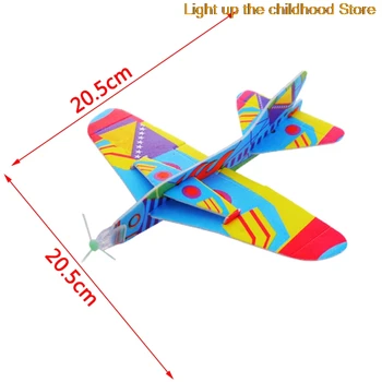 Magic Roundabout Avioane De Luptă Spuma Avion De Hârtie Model Mână Arunca Zbor Planor Avioane Jucarii Pentru Copii Creative De Jucarie Pentru Copii