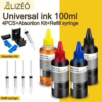100 ML de Colorant de Culoare Reumplerea cu Cerneală de Înlocuire Pentru HP Kit de Sticlă de 100 ml de cerneală Pentru Epson Pentru HP Inkjet Printer Pentru 301 302 304 62 364