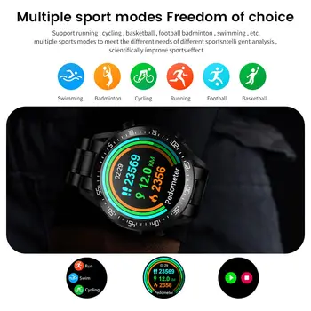 XUESEVEN 2021 HD cerc Complet touch screen Mens Ceasuri Inteligente IP68 Impermeabil Sporturi de Fitness Ceas Moda Ceas Inteligent pentru bărbați