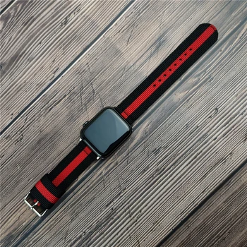 Pentru apple watch se 6 banda de 44mm 40mm Seria 5 4 bratara moale nailon curea pentru iwatch 3 benzi 42mm 38mm femei barbati smart watchbands