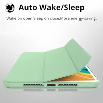 De caz pentru iPad 8/7 10.2 Inch 2020/2019 Model, a 8-a / a 7-a Generație), Auto Wake/Sleep Matcha Verde pentru ipad 10.2 2020 8 Gen