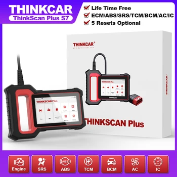 THINKCAR Thinkscan Plus S2/S4/S7 Viață Liberă 2/3/5 Resetează Instrument de Diagnosticare Auto ECM/TCM/ABS/SRS/BCM Sistem de Auto OBD2 Scanner