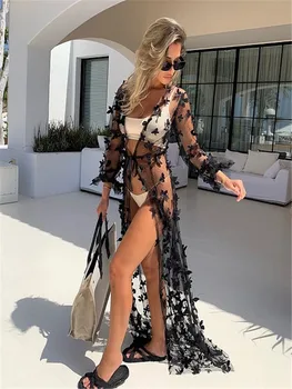 Beach Dress Cover-Up-Uri De Vară, Sexy Pe Plajă Excursie De Costume De Baie Acoperă Perspectiva Cardigan Lung De Top Noi De Vară 2021