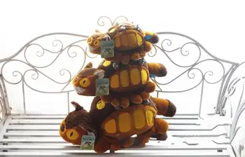 Hayao Miyazaki Animație Autobuz Totoro Papusa Jucării Umplute Totoro Tramvai Jucării De Pluș Drăguț Jucării Pentru Copii Ziua De Nastere Pentru Cadouri