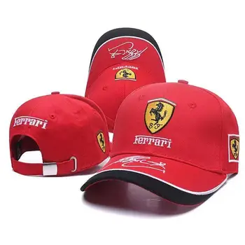 Moda în aer liber de Sport Masina de Curse Pălărie F1 Team Șapcă de Baseball Bumbac Brodate Model De Ferrari Insigna Bărbat femeie Cadou Frizură