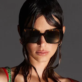 Piața de moda ochelari de Soare pentru Femei Ochelari Vintage Mare Cadru ochelari de soare Ochelari de sex Feminin Gradient Nuante UV400 Oculos De Sol
