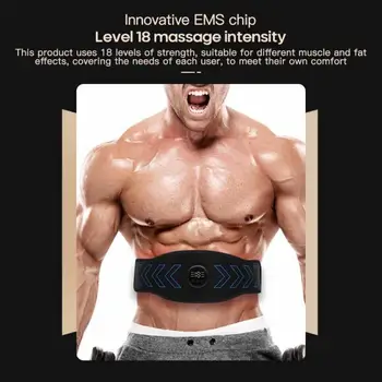 Musculare abdominale Stimulator EMS Musculare Abdominale Antrenor USB Muschii Electrostimulator Toner Portabile, Echipamente de Fitness