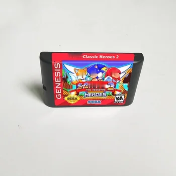 Folosit șurubelnița pe Clasic Heroes 2 - 16 Bit MD Carte de Joc pentru Sega Megadrive Geneza Consolă de jocuri Video Cartuș