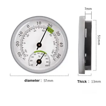 Mini Portabil De Temperatură Și Umiditate Metru Analog Display Temperatura De Testare Umiditate Montat Pe Perete Termometru Higrometru Instrumente