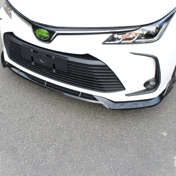 En-Gros De Auto Spoiler Fata Buze Splitter Body Kit, Spoiler Difuzor Capac Ornamental Deflector De Buze Pentru Toyota Corolla 2019 2020 2021