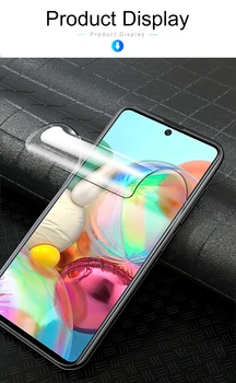 6 în 1 Fata Spate Hidrogel Protector de Ecran de Film Pentru Samsung Galaxy A71 o 71 aparat de Fotografiat Lentilă de Sticlă HD Clar de Siguranță Folie de Protecție
