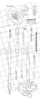 TIMBRU CLAR floare DIY Album album Carte ambarcațiuni de hârtie silicon role de cauciuc transparent timbre 0732