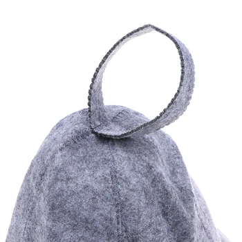 De Vânzare La Cald Simțit De Protecție A Capului De Baie Anti Foc Gratuit Dimensiune Stil Rusesc Capac De Duș Saună Pălărie