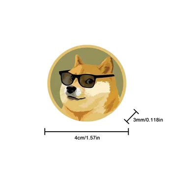 Aur Dogecoin Monede Comemorative De Aur Placat Cu Monede Doge Drăguț Câine Model Câine De Suveniruri Catalpa De Monede Din Aliaj De Colectare Cadouri