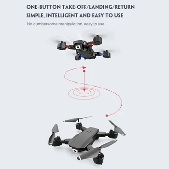 Pliabil Mini Drona 4K Profesional Dual aparat de Fotografiat Unghi Larg Complet Wifi Control de la Distanță Elicopter FPV Jucărie Elicopter fără Pilot