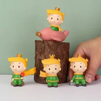 1buc micul Prinț Jucarii Figurine Ornamente Rășină Acasă Decorare Accesorii Cadou Tort de decorare