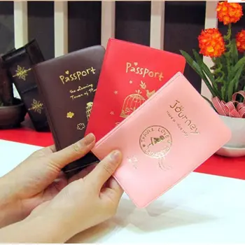 Nouă Femei Barbati din Piele PU de Acoperire de pe pașaport, ID-ul Titularului Cardului de Credit Pașaport acoperi Unisex brand de Călătorie Pașaportul Titularului