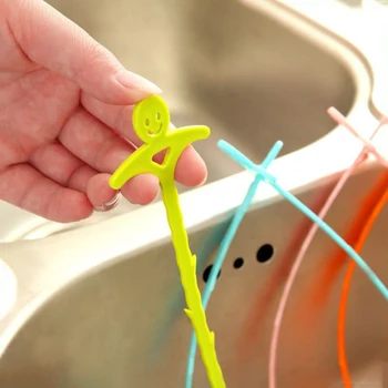 Baie Păr Canalizare Draga Dispozitiv Detergent Cârlig Curat Chiuveta Toaletă Țeavă Desfunda Instrumente De Accesorii De Bucătărie Anti Blocaj