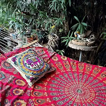 Populare Hippie Mandala Tapiserie De Pe Perete - Păun Indian Maditation Tigan Boem Hippy Psihedelice Camera De Camin Decor Poster