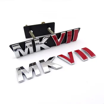 3D MKVII masina Grătar grila Emblema si spate camion Chrome Insigna Roșie Autocolant Auto pentru VW Golf MK7