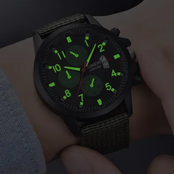 Bărbați Militare din Oțel Militar Data de Cuarț Analogice Rochie Casual, Ceasuri relogio masculino ceas nou часы женские наручные