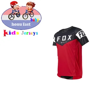 2021 Moto Biciclete Jersey Maneci Lungi cu Bicicleta Enduro Mtb Tricoul Jos T-shirt Camiseta Mx Motocross Munte Îmbrăcăminte pentru Copii Vulpe