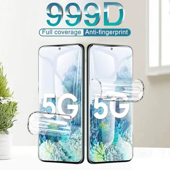 Hidrogel Film Pentru Samsung Galaxy S8 S9 S10 Plus Nota 8 9 10 S20 20 Ultra A71 A60 A50s Ecran Protector De Acoperire Cuvred Nu De Sticlă