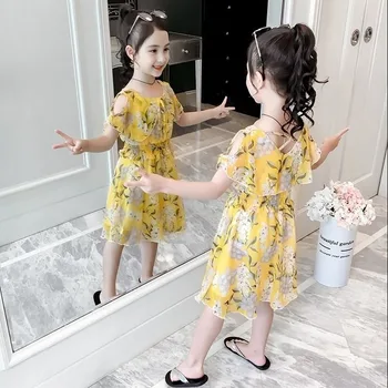 Fete de vară Dulce Proaspăt Rochie Eleganta 12 Îmbrăcăminte pentru Copii 9 Student de Moda Rochii de 7 Copii 6 Haine de Vară 8 Ani