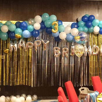 Baloane Accesorii 5M Balon Lanț PVC Cauciuc Nunta Petrecere de Ziua Fondul Decor Baloane Lanț Arc Decor Fericit Ziua de naștere